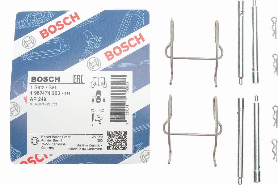 BOSCH 1 987 474 223 - Tarvikesarja, jarrupala inparts.fi