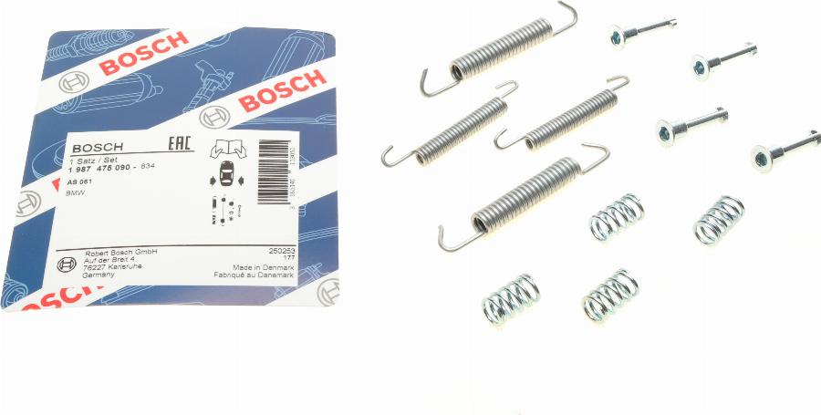 BOSCH 1 987 475 090 - Tarvikesarja, seisontajarru inparts.fi