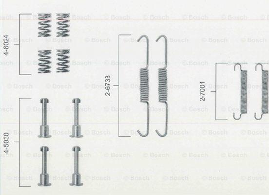 BOSCH 1 987 475 149 - Tarvikesarja, seisontajarru inparts.fi