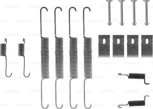 BOSCH 1 987 475 163 - Tarvikesarja, jarrukengät inparts.fi