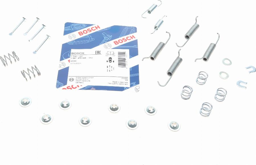 BOSCH 1 987 475 320 - Tarvikesarja, seisontajarru inparts.fi