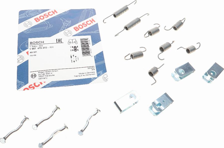 BOSCH 1 987 475 372 - Tarvikesarja, seisontajarru inparts.fi