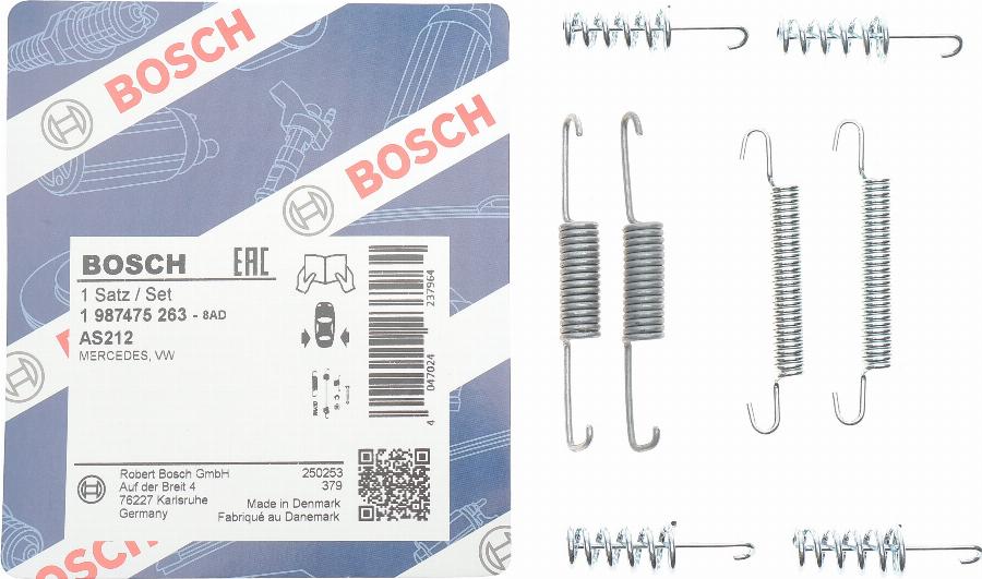 BOSCH 1 987 475 263 - Tarvikesarja, seisontajarru inparts.fi