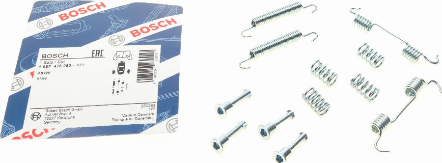 BOSCH 1 987 475 280 - Tarvikesarja, seisontajarru inparts.fi