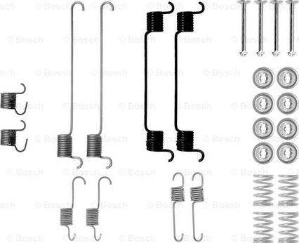 BOSCH 1 987 475 281 - Tarvikesarja, jarrukengät inparts.fi