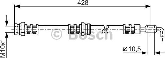 BOSCH 1 987 476 966 - Jarruletku inparts.fi