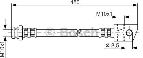 BOSCH 1 987 476 910 - Jarruletku inparts.fi