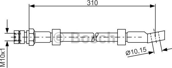 BOSCH 1 987 476 464 - Jarruletku inparts.fi