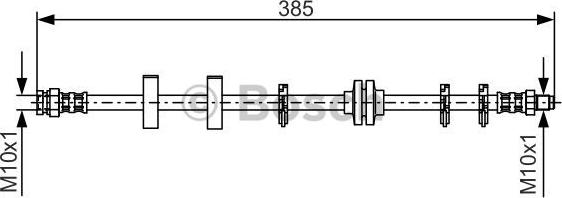 BOSCH 1 987 476 438 - Jarruletku inparts.fi