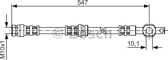 BOSCH 1 987 476 542 - Jarruletku inparts.fi