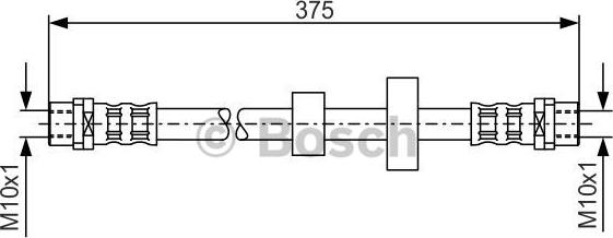 BOSCH 1 987 476 698 - Jarruletku inparts.fi