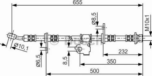 BOSCH 1 987 476 665 - Jarruletku inparts.fi