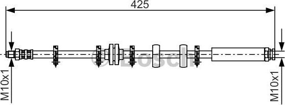 BOSCH 1 987 476 636 - Jarruletku inparts.fi