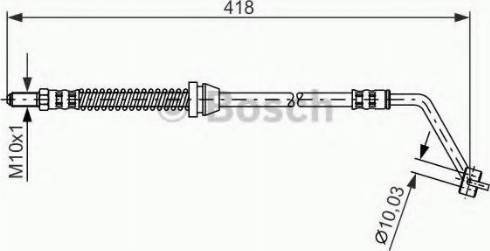 BOSCH 1 987 476 620 - Jarruletku inparts.fi