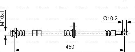 BOSCH 1 987 476 099 - Jarruletku inparts.fi