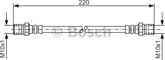 BOSCH 1 987 476 090 - Jarruletku inparts.fi