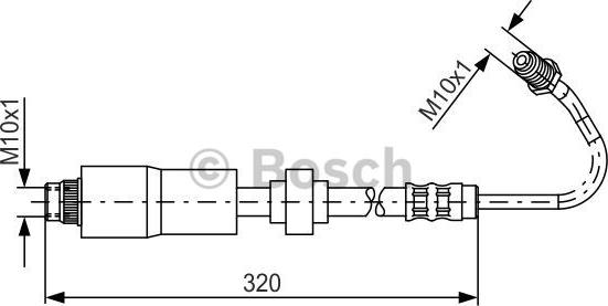 BOSCH 1 987 476 067 - Jarruletku inparts.fi