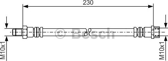 BOSCH 1 987 476 083 - Jarruletku inparts.fi