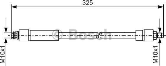 BOSCH 1 987 476 082 - Jarruletku inparts.fi