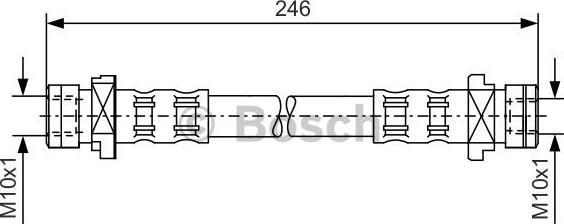 BOSCH 1 987 476 071 - Jarruletku inparts.fi