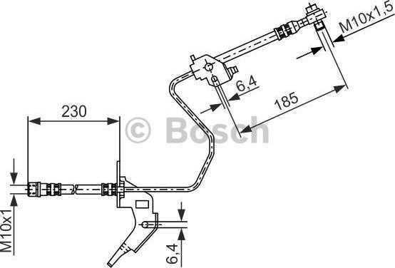 BOSCH 1 987 476 199 - Jarruletku inparts.fi