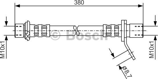 BOSCH 1 987 476 161 - Jarruletku inparts.fi