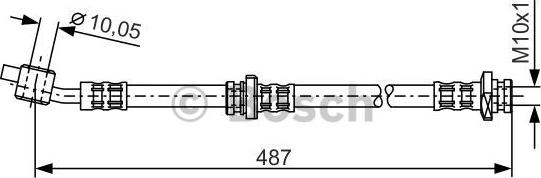 BOSCH 1 987 476 168 - Jarruletku inparts.fi