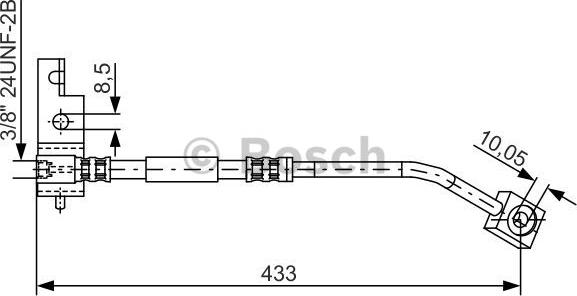 BOSCH 1 987 476 103 - Jarruletku inparts.fi