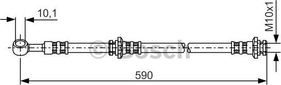 BOSCH 1 987 476 122 - Jarruletku inparts.fi