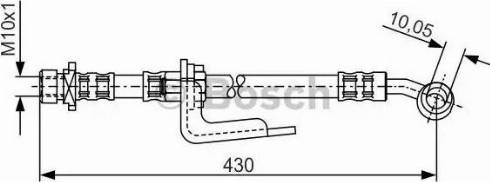 BOSCH 1 987 476 848 - Jarruletku inparts.fi