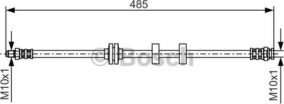 BOSCH 1 987 476 860 - Jarruletku inparts.fi