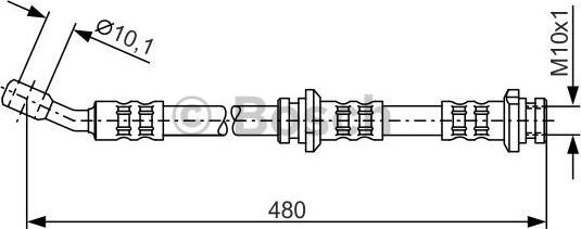 BOSCH 1 987 476 802 - Jarruletku inparts.fi