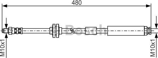 BOSCH 1 987 476 824 - Jarruletku inparts.fi