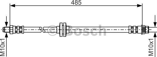 BOSCH 1 987 476 827 - Jarruletku inparts.fi