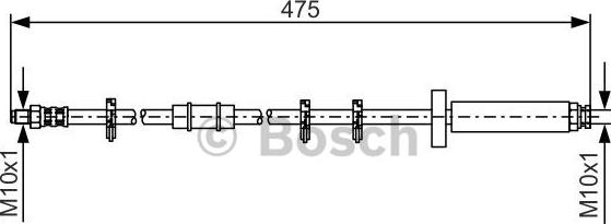 BOSCH 1 987 476 329 - Jarruletku inparts.fi