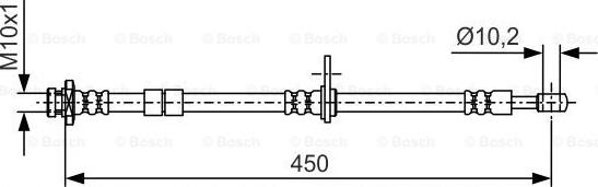 BOSCH 1 987 476 379 - Jarruletku inparts.fi