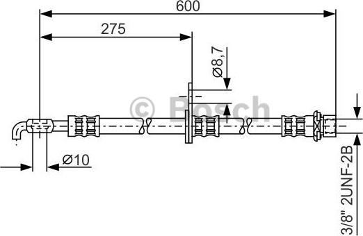 BOSCH 1 987 476 246 - Jarruletku inparts.fi