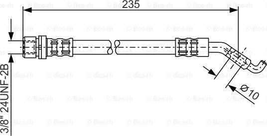 BOSCH 1 987 476 207 - Jarruletku inparts.fi