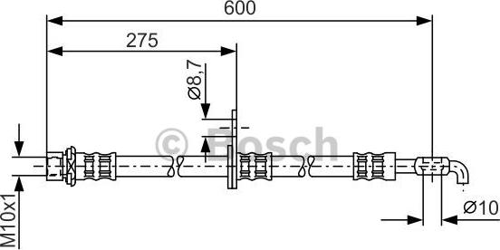 BOSCH 1 987 476 229 - Jarruletku inparts.fi