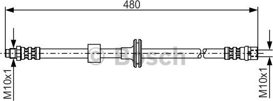 BOSCH 1 987 476 778 - Jarruletku inparts.fi