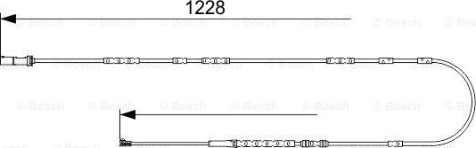 BOSCH 1 987 473 547 - Kulumisenilmaisin, jarrupala inparts.fi