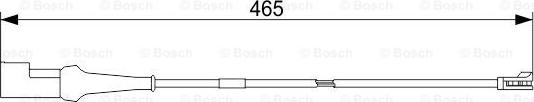 BOSCH 1 987 473 550 - Kulumisenilmaisin, jarrupala inparts.fi