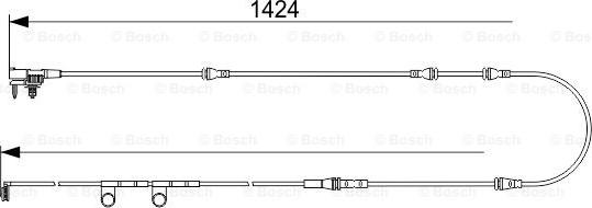 BOSCH 1 987 473 563 - Kulumisenilmaisin, jarrupala inparts.fi