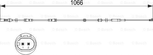 BOSCH 1 987 473 501 - Kulumisenilmaisin, jarrupala inparts.fi