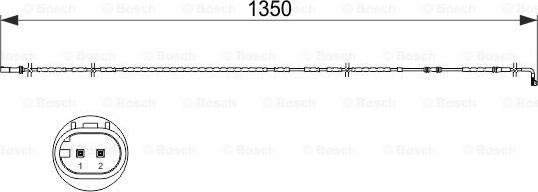 BOSCH 1 987 473 503 - Kulumisenilmaisin, jarrupala inparts.fi