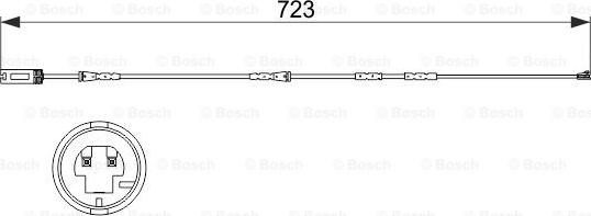 BOSCH 1 987 473 514 - Kulumisenilmaisin, jarrupala inparts.fi