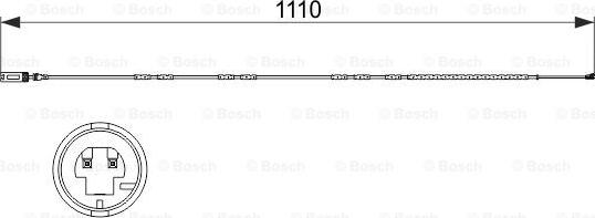 BOSCH 1 987 473 515 - Kulumisenilmaisin, jarrupala inparts.fi