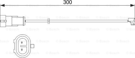 BOSCH 1 987 473 535 - Kulumisenilmaisin, jarrupala inparts.fi