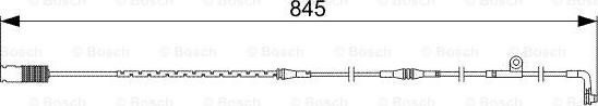 BOSCH 1 987 473 044 - Kulumisenilmaisin, jarrupala inparts.fi