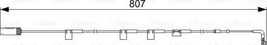 BOSCH 1 987 473 058 - Kulumisenilmaisin, jarrupala inparts.fi